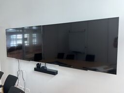 2 stk. 60" SONY TV m. BRACO & AMX konferencesystemer
