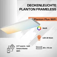 Ledvance loftlampe planon frameless 28 watt led  wifi 60 x 10 cm(ubrugt)