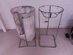 2 stk affaldsstativer