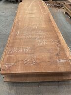 Træplanke i SAPELE (mahogni) 2,54x0,63m - 2,7 cm tyk