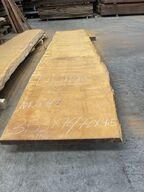 Træplanke i IROKO (afr. teak) 3,53x0,76/0,72m - 4,5 cm tyk