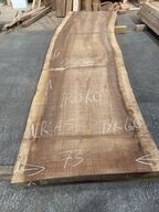 Træplanke i IROKO (afr. teak) 2,82x0,73/0,80m - 6 cm tyk