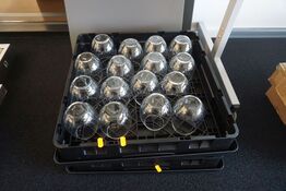 16 stk. glas RIEDEL + diverse kopper  