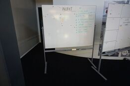 Whiteboard på hjul 