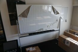 Whiteboard på hjul 