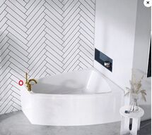 Strømberg Carronite Hjørnekar med skade STRØMBERG