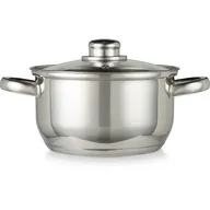 3 stk. blokker gryde ø18cm 2,6 liter rustfrit stål(ubrugt)