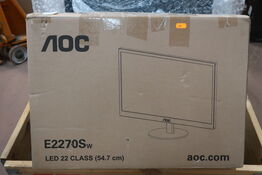Computerskærm 21½" AOC Model: E2270SW