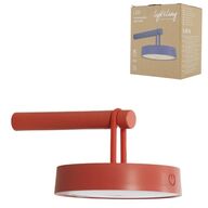 2 stk. væglampe toliara led genopladelig rød 19 cm(ubrugt)