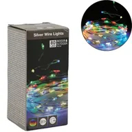 4 stk. lyskæde 80 led flerfarvet 790 cm(ubrugt)