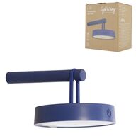 2 stk. væglampe toliara led genopladelig koboltblå 19 cm(ubrugt)