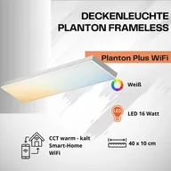 Ledvance loftlampe planon frameless 16 watt led wifi 40 cm hvid(ubrugt)