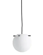 Frandsen koi pendant opalhvid glas pendel ø25 cm med sorte stænger(ubrugt)