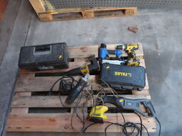 Palle med diverse elværktøj mv.