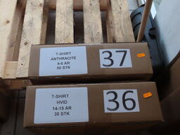 2 kasser t-shirt str: 4-6 år og 14-15 år