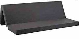 Sleepy 3-delt foldemadras 180x200x12 cm Antracit  