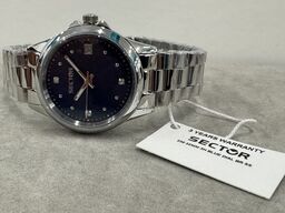 Armbåndsur SECTOR 230 32MM 3H BLUE DIAL BR SS