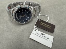 Armbåndsur PHILIP WATCH CARIBE 39MM AUTO BLUE DIAL SS