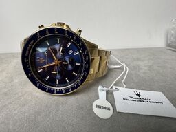 Armbåndsur MASERATI SFIDA 44MM CHR BLUE DIAL BR YG