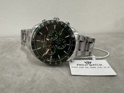 Armbåndsur PHILIP WATCH BLAZE 42MM CHR GREEN DIAL SS BR