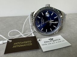 Armbåndsur PHILIP WATCH CARIBE 41MM AUTO 3H BLUE DIAL
