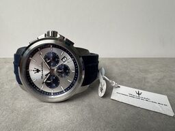 Armbåndsur MASERATI SUCCESSO 42MM CHR SIL+BLU DIAL BLU ST