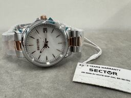 Armbåndsur SECTOR 230 32MM 3H WHITE MOP DIAL BR SS+RG