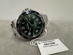 Armbåndsur SECTOR 230 43MM 3H GREEN DIAL SS BR