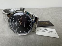 Armbåndsur PHILIP WATCH MUSEUM 40MM AUTO BLACK DIAL SS