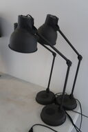 3 stk. Bordlamper med indbygget mobillader