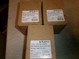 3 ks Windpanel skruer