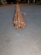 45 stk. rundstokke, Ø10mm