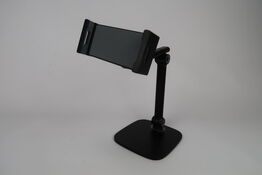 Tablet stander med fod - Sort