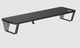 Gaming Monitor Riser with Infinity Mirror Lighting