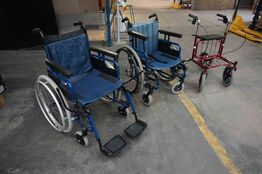 2 stk Rullestole og Rollator (MOMSFRI) 