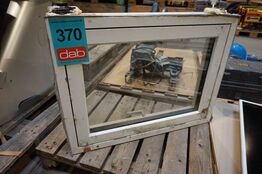 Træ/alu vindue 77x59 cm Hvid (MOMSFRI) 