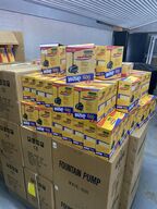 Stort parti springvandspumper