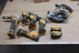 6 stk. elværktøj DEWALT