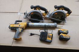 3 stk. elværktøj DEWALT