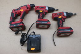 2 stk. skruemaskiner, Borehammer MITSUTOMO