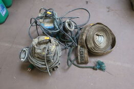 2 stk. dykpumper med slange 