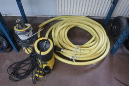 2 stk. dykpumper TROTEC TWP 4005 E med div. slanger