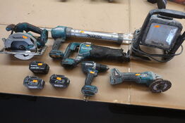 6 stk. elværktøj MAKITA