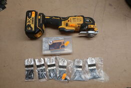 Multiværktøj DEWALT DCS355 med klinger