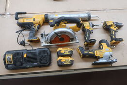 5 stk. elværktøj DEWALT