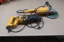 Vinkelsliber og bajonetsav DEWALT