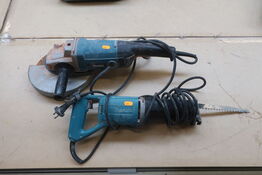 Vinkelsliber og bajonetsav MAKITA 