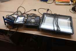 4 stk. led arbejdslamper