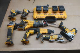 7 stk. elværktøj DEWALT