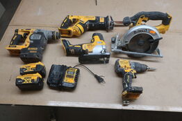 5 stk. elværktøj DEWALT